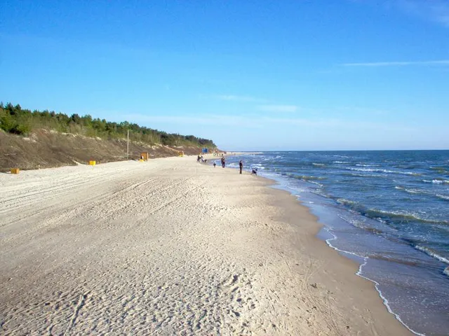 Plaża w Darłówku